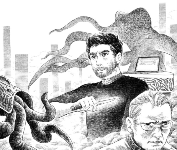 插图,插画,维外急电